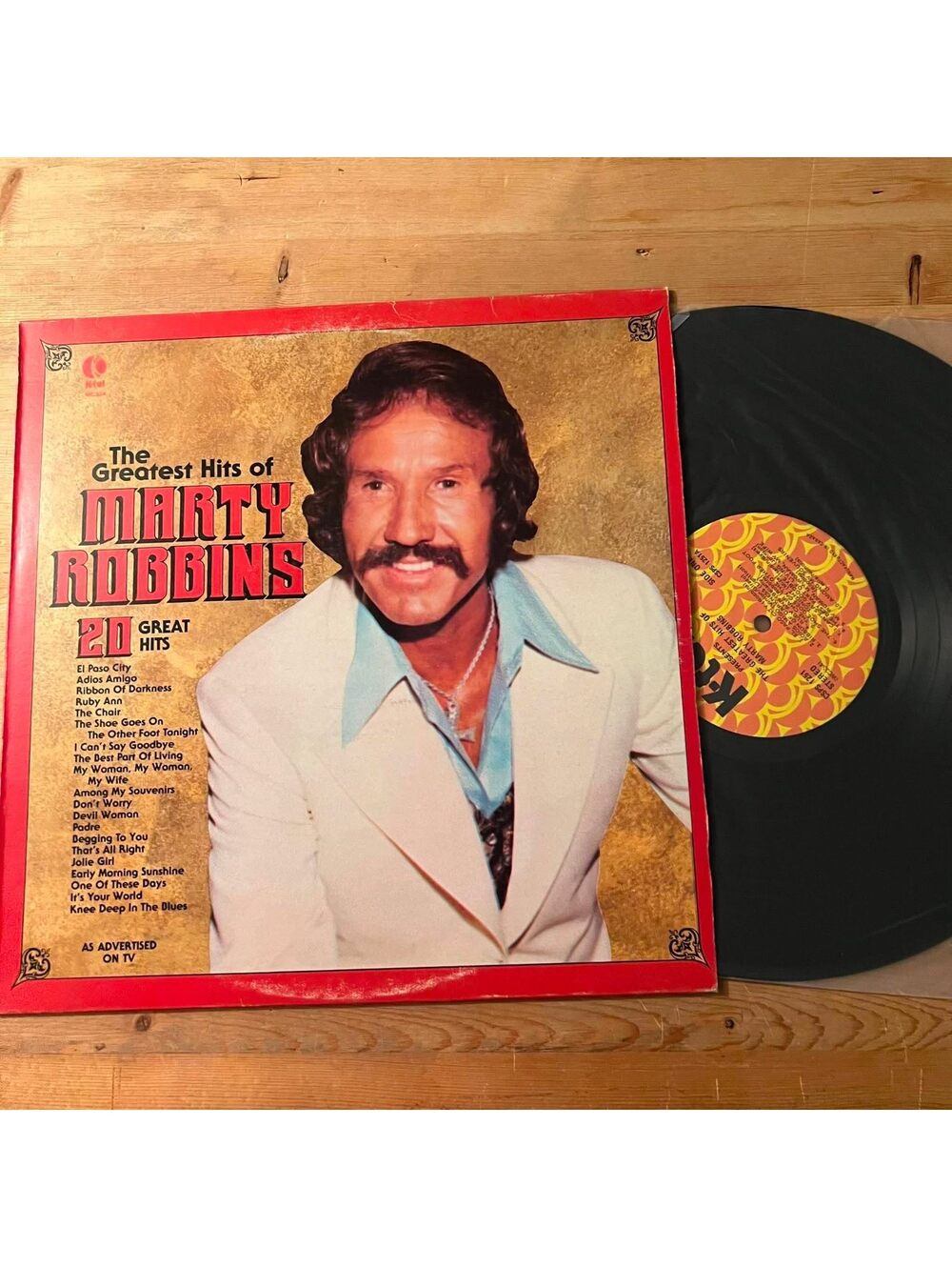Marty Robbins - The Greatest Hits of Marty Robbins 20 Great Hits 33rpm VG+ VR21